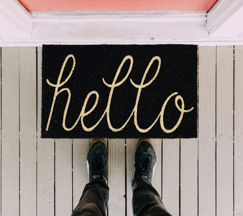 Design Imports Hello 17" x 29" Doormat — View 25