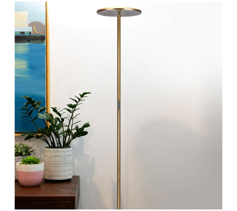 Brightech Sky Flux 67" LED Uplight Torchiere Lap — View 16