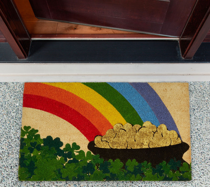 Design Imports Pot Of Gold Glitter 18" x 30" Doormat — View 6