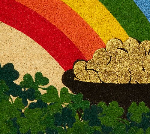 Design Imports Pot Of Gold Glitter 18" x 30" Doormat — View 2