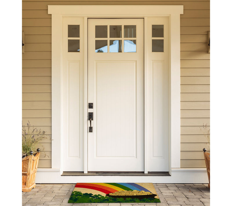 Design Imports Pot Of Gold Glitter 18" x 30" Doormat — View 5