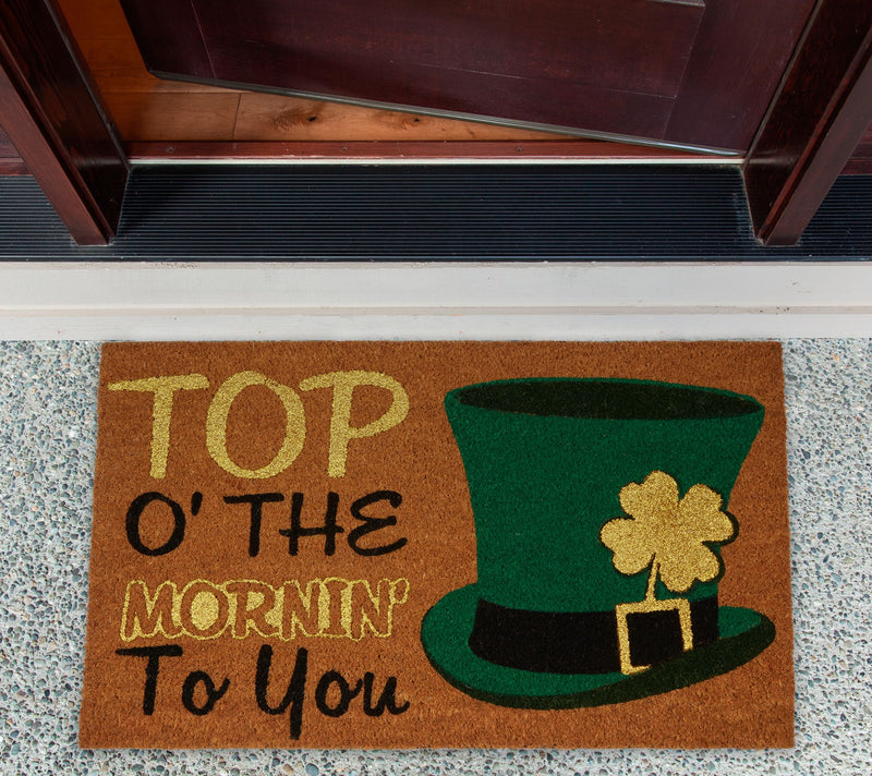Design Imports Top O' The Mornin' To You! 18" x 30" Doormat — View 6