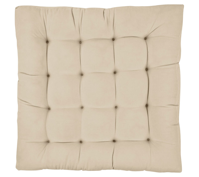 Sorra Home 40" Square Sunbrella Floor Pillow with Handle — View 3