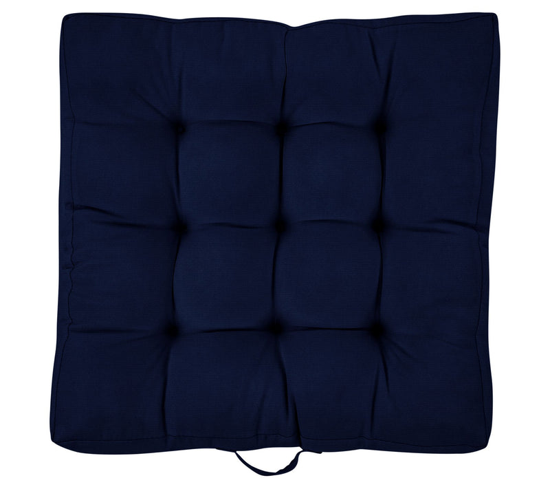 Sorra Home 24" Square Sunbrella Floor Pillow wi th Handle — View 11