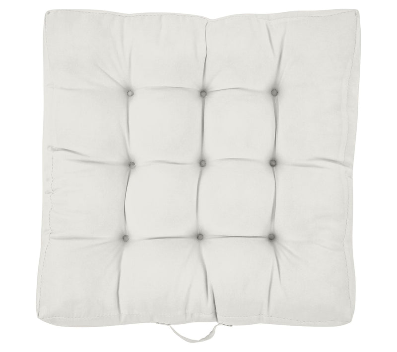 Sorra Home 24" Square Sunbrella Floor Pillow wi th Handle — View 13