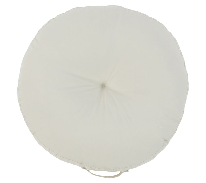 Sorra Home 24" Circle Sunbrell a Floor Pillow with Handle — View 5