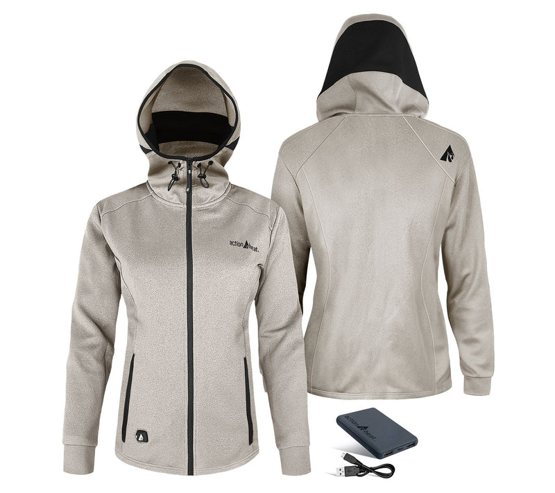 ActionHeat 5V Women's Battery Heated Slim Fit Hoodie — View 5