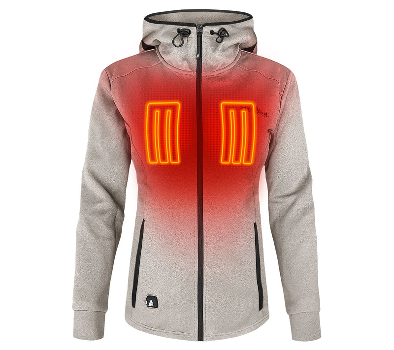 ActionHeat 5V Women's Battery Heated Slim Fit Hoodie — Main view