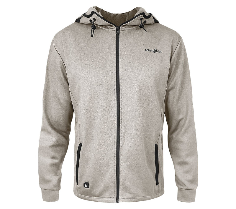 ActionHeat 5V Men's Battery Heated Slim Fit Hooie — View 5