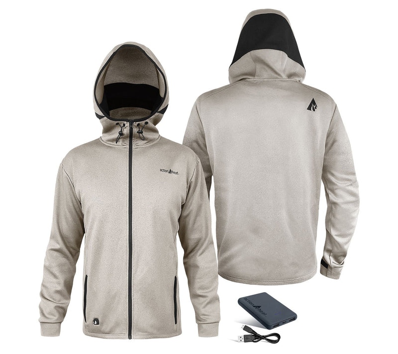 ActionHeat 5V Men's Battery Heated Slim Fit Hooie — View 8