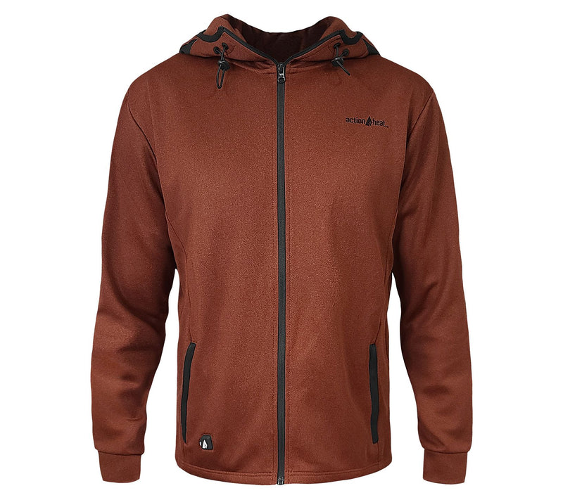 ActionHeat 5V Men's Battery Heated Slim Fit Hooie — View 3