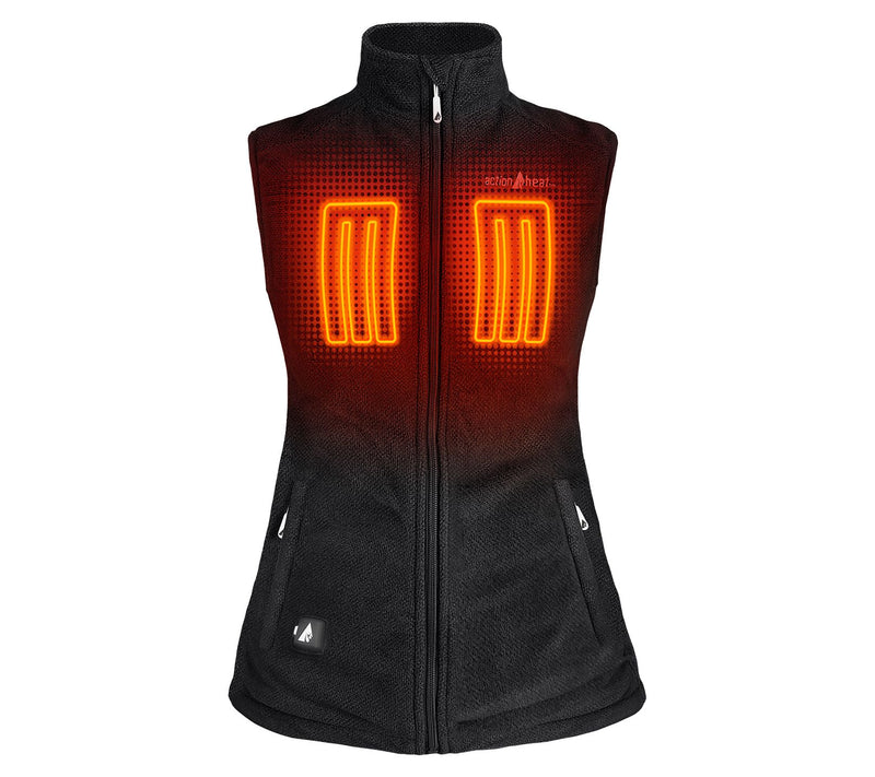 ActionHeat 5V Women's Battery Heated Performance Fleece Vest — View 3