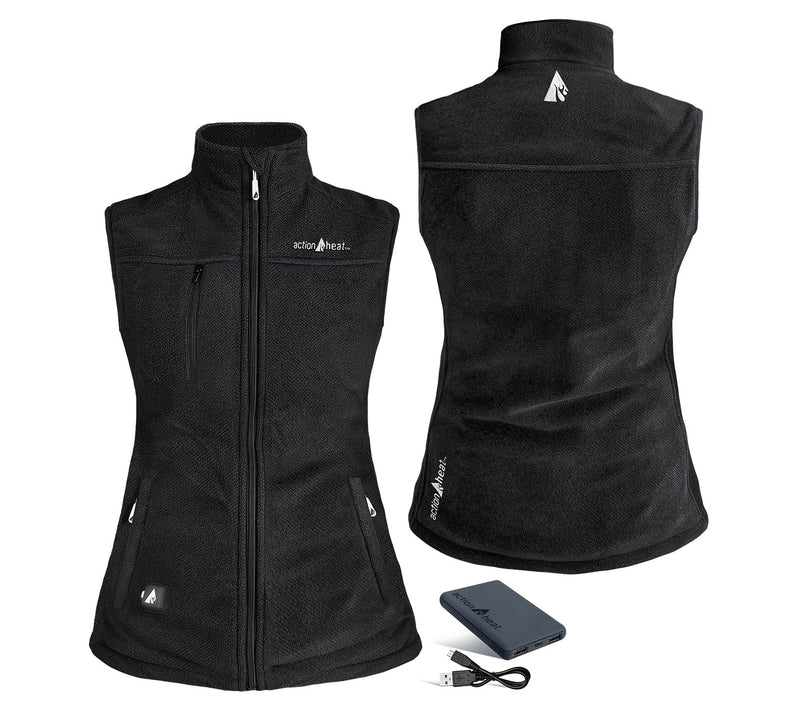 ActionHeat 5V Women's Battery Heated Performance Fleece Vest — View 4