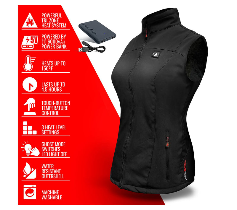 ActionHeat Women's 5V Battery Heated Softshellest — View 12