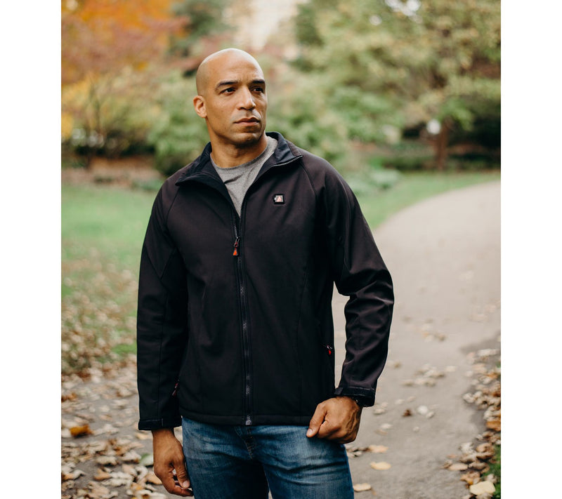 ActionHeat Men's 5V Battery Heated SoftshellJacket — View 13