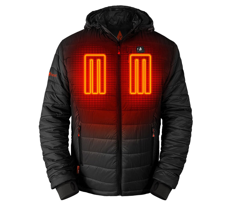 ActionHeat Men's 5V Battery Heated Puffer JackeW/ Hood — View 7