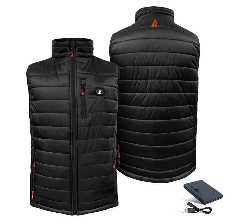ActionHeat Men's 5V Battery Heated Puffer Vest — View 3
