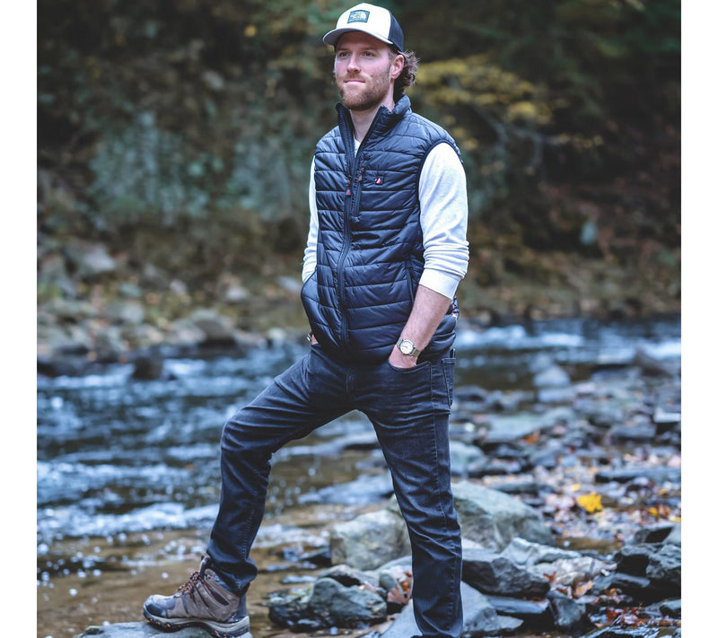ActionHeat Men's 5V Battery Heated Puffer Vest — View 10
