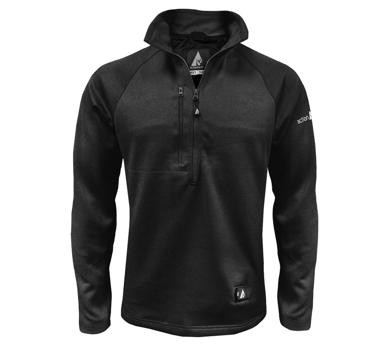 ActionHeat Men's 5V Battery Heated 1/2 Zip Up Sirt — View 9