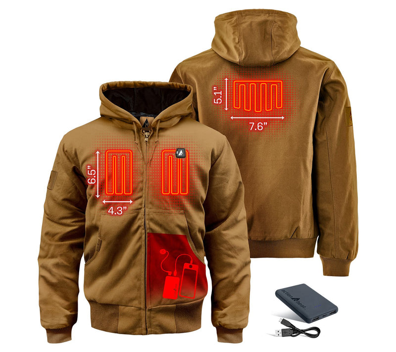 ActionHeat 5V Battery Heated Work Jacket — View 7