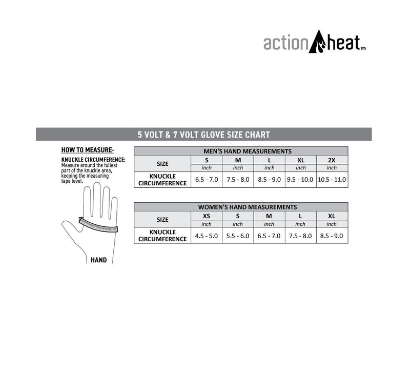 ActionHeat Women's 5V Battery Heated Snow Gloves — View 9