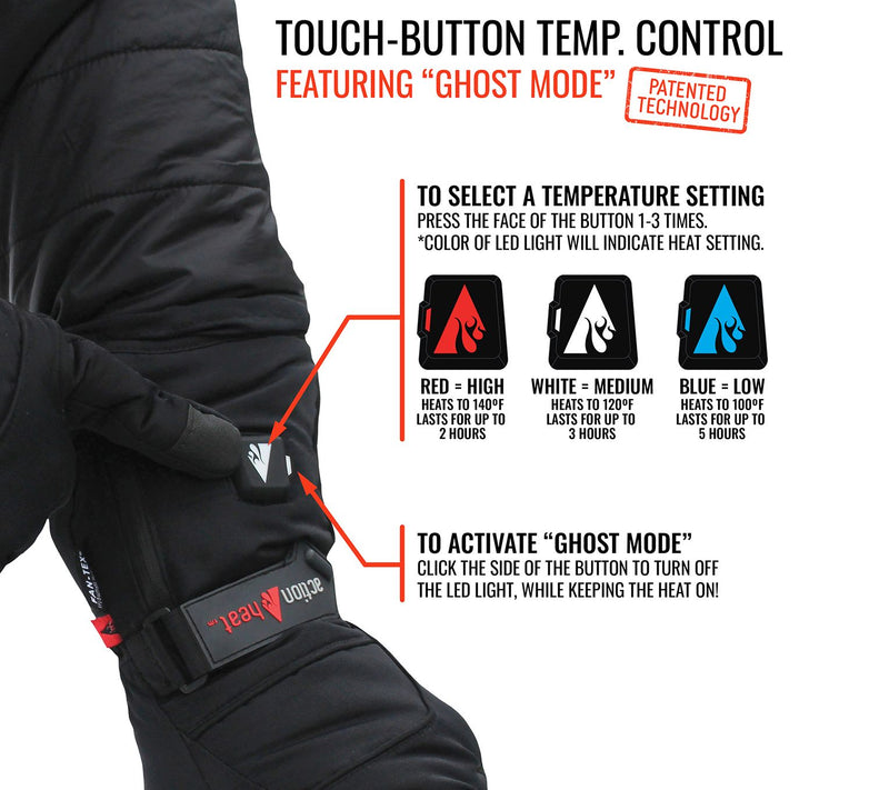 ActionHeat Women's 5V Battery Heated Snow Gloves — View 7