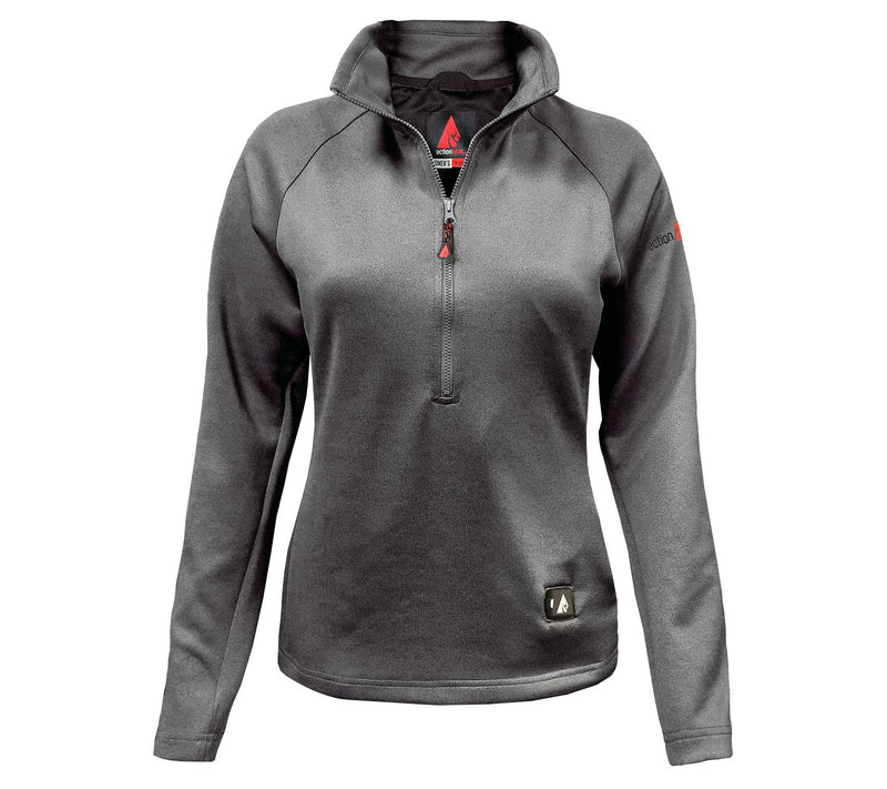 ActionHeat Women's 5V Battery Heated 1/2 Zip UpShirt — View 9