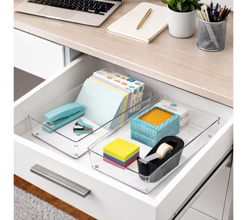 Sorbus Clear Drawer Organizer 2 Piece Set — View 5
