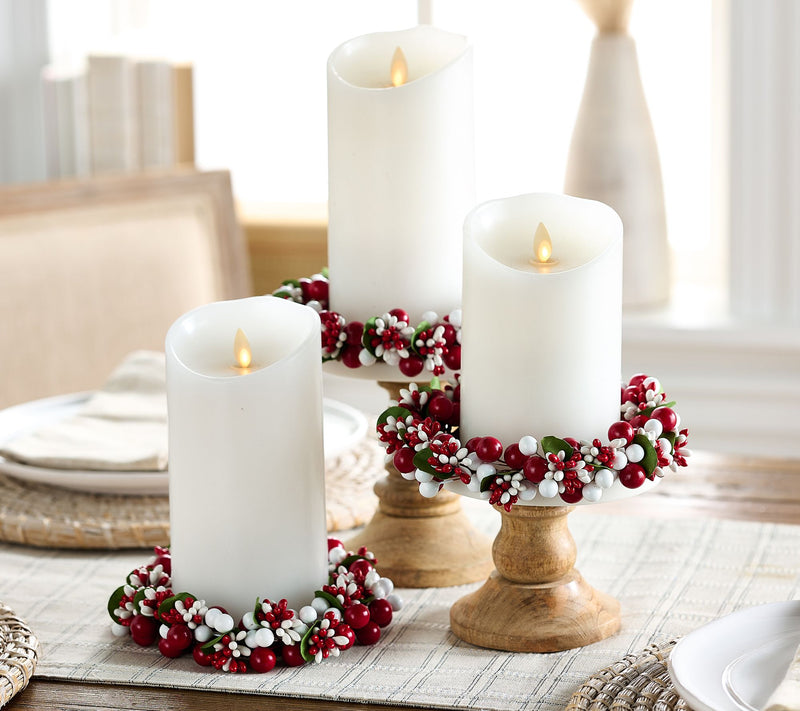 Set of 3 Pip Berry Candle Rings by Valerie — Main view