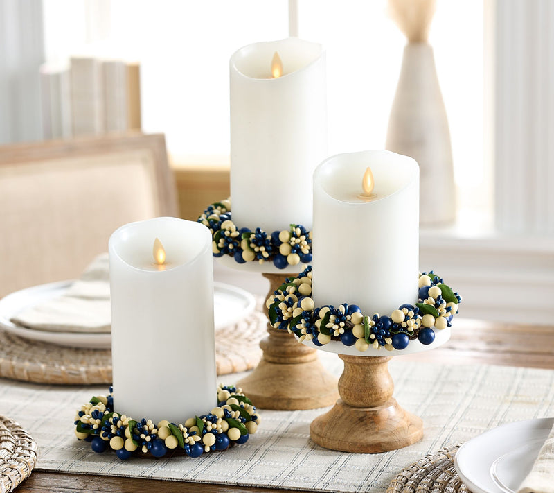 Set of 3 Pip Berry Candle Rings by Valerie — View 5