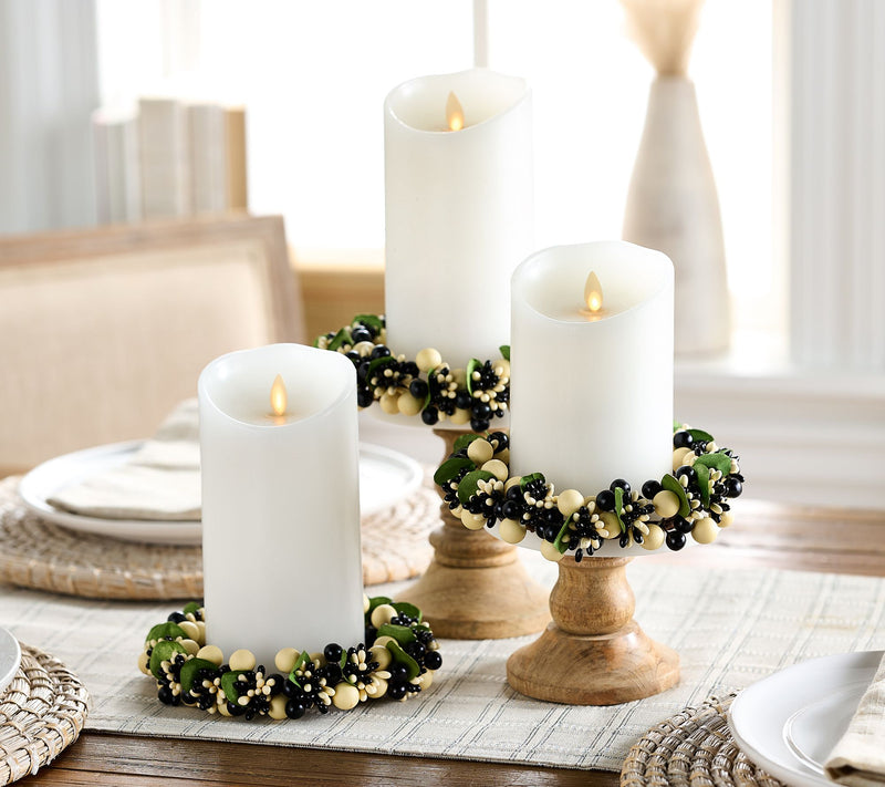 Set of 3 Pip Berry Candle Rings by Valerie — View 3
