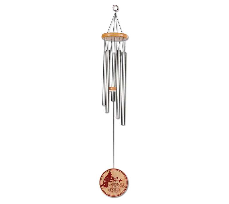 Sunset Vista Designs Cardinals Appear 29" Windc hime — Main view