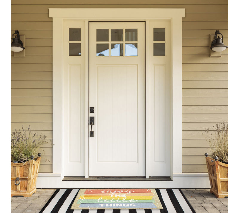 Design Imports Enjoy the Little Things 17" x 29 " Doormat — View 5