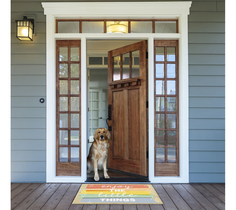 Design Imports Enjoy the Little Things 17" x 29 " Doormat — View 6