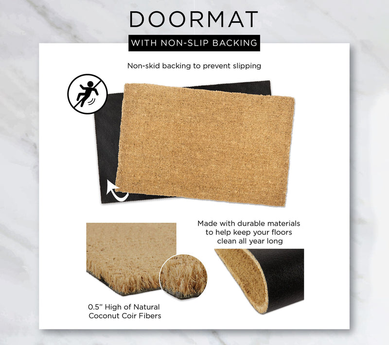 Design Imports Tropical Fronds 17" x 29" Doorma t — View 9