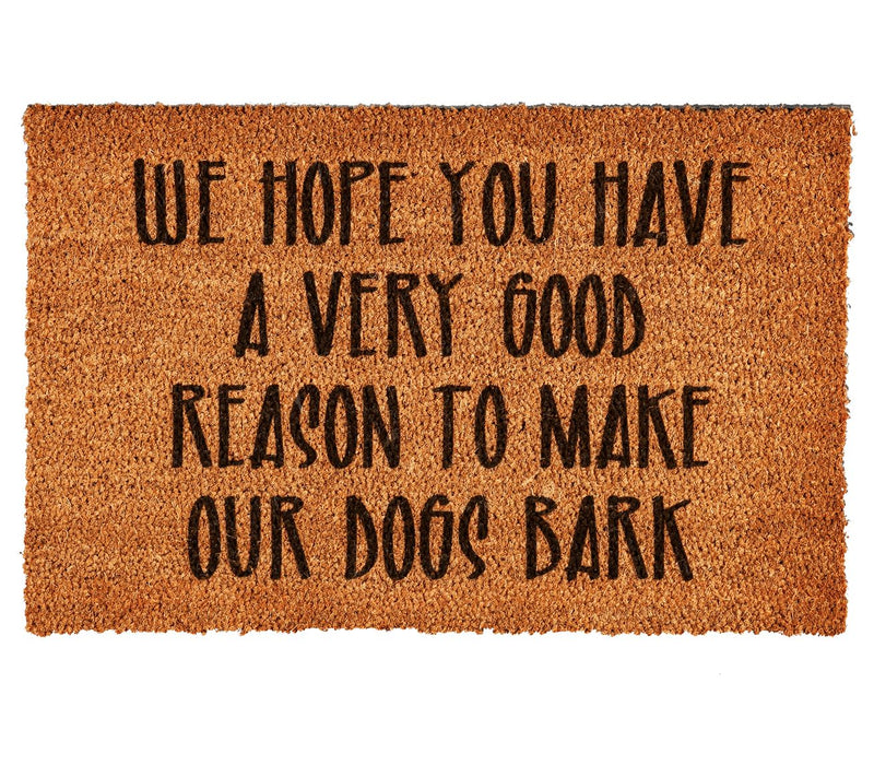 Evergreen Funny 16" x 28" Coir Door Mat — Main view