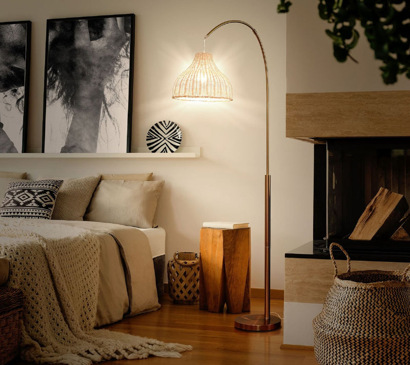 Brightech Lark 75 in. LED Arc Floor Lamp — View 9