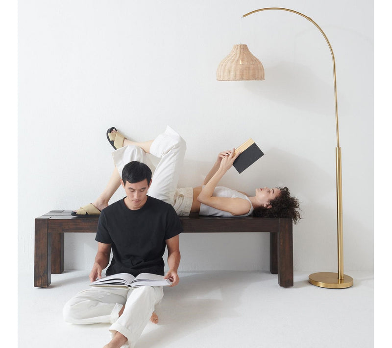 Brightech Lark 75 in. LED Arc Floor Lamp — View 6