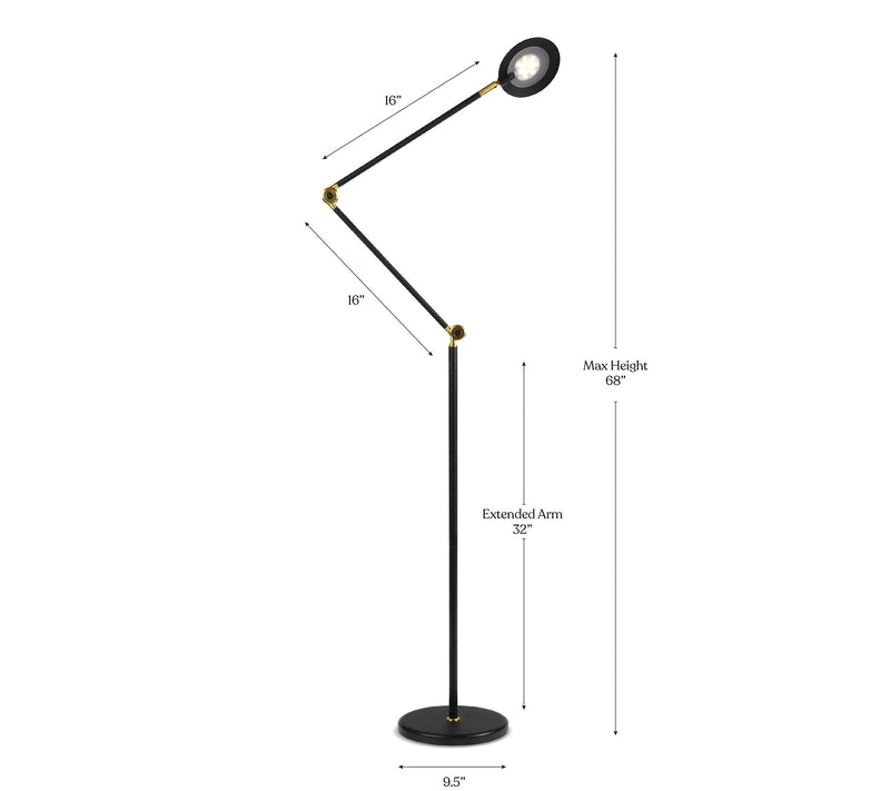 Brightech Sage 2 in 1 68 in. LED Reading Floornd Table Lamp — View 11