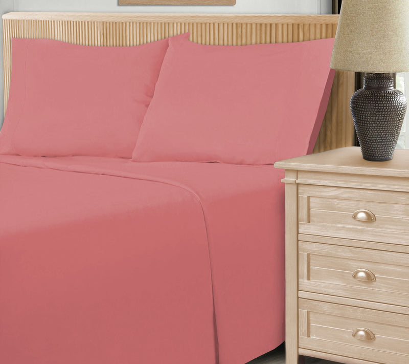 Superior Solid Cotton Blend Sheet Set, Olympic — View 3