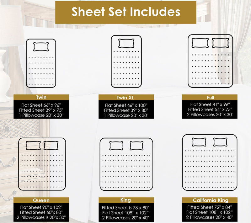 Superior Solid Cotton Blend Sheet Set, Olympic — View 21