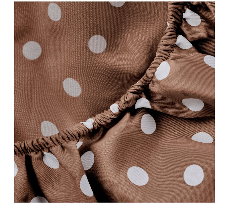 Superior 600 Thread Count Cotton Blend Polka Dot Sheets, Twin — View 23