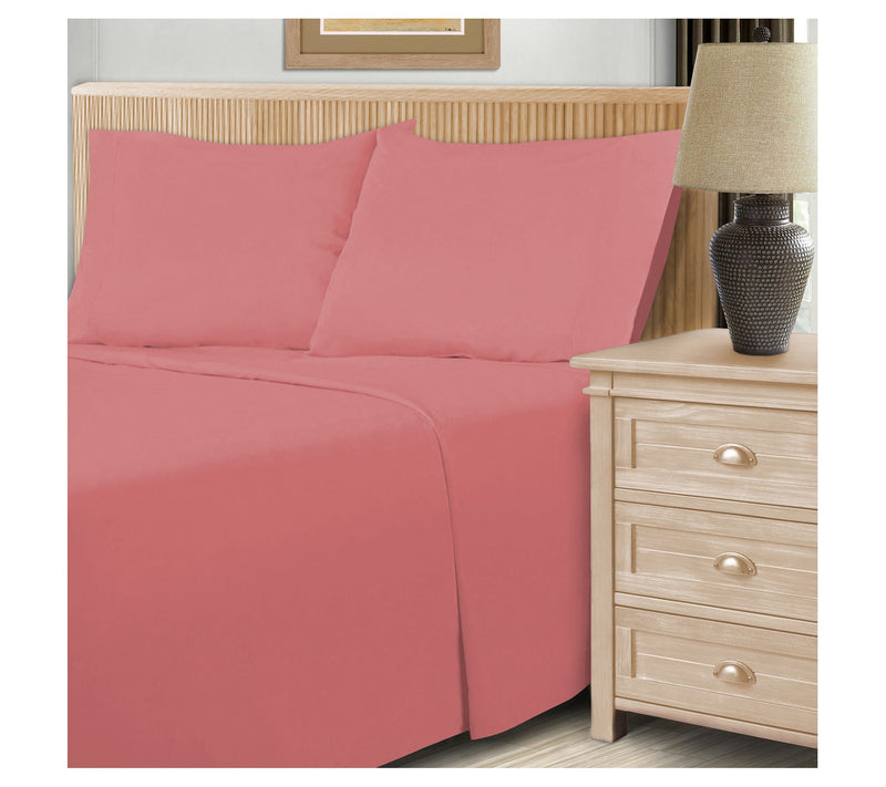 Superior Solid 600 Thread Count Cotton Blend Shets, Twin XL — View 3