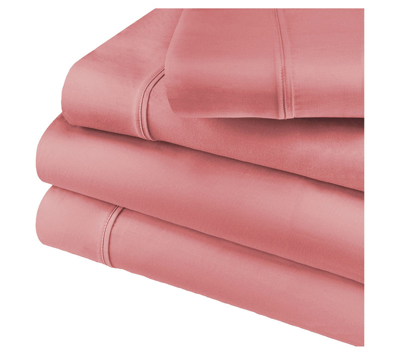 Superior Solid 600 Thread Count Cotton Blend Shet Set, Twin — View 19