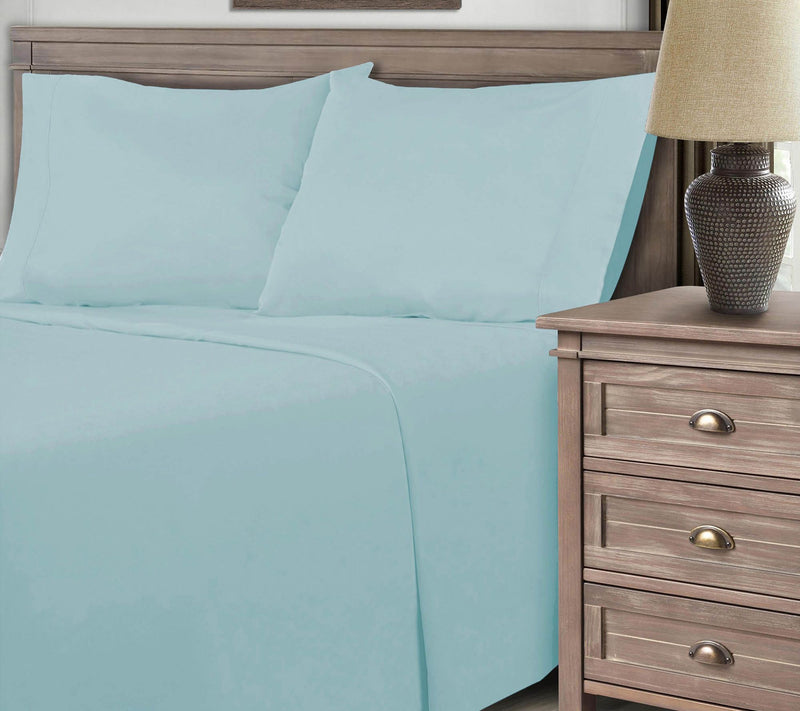 Superior Solid 600 Thread Count Cotton Blend Shet Set, Twin — View 11