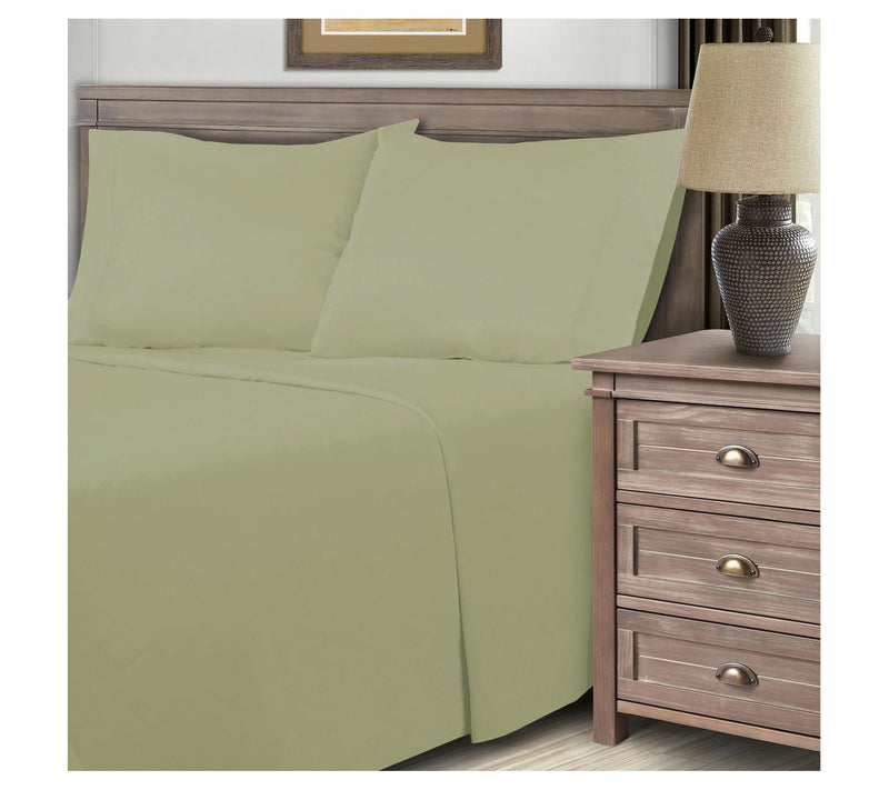 Superior Solid 600 Thread Count Cotton Blend Shet, Split King — View 16