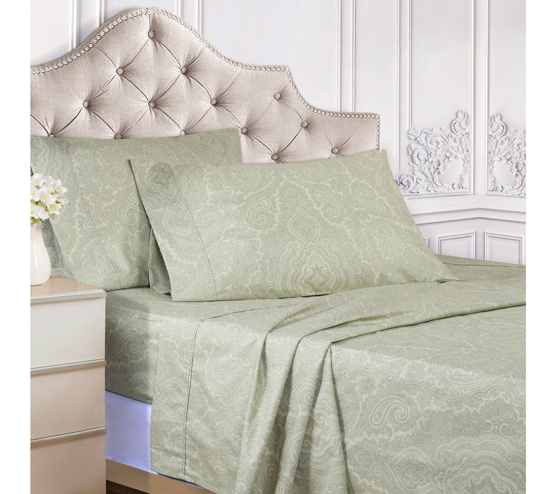 Superior Paisley Cotton Polyester Blend Sheet,g — View 15