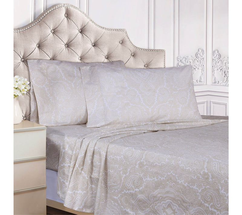 Superior Paisley Cotton and Polyester Blend Shet Set, Twin XL — View 17