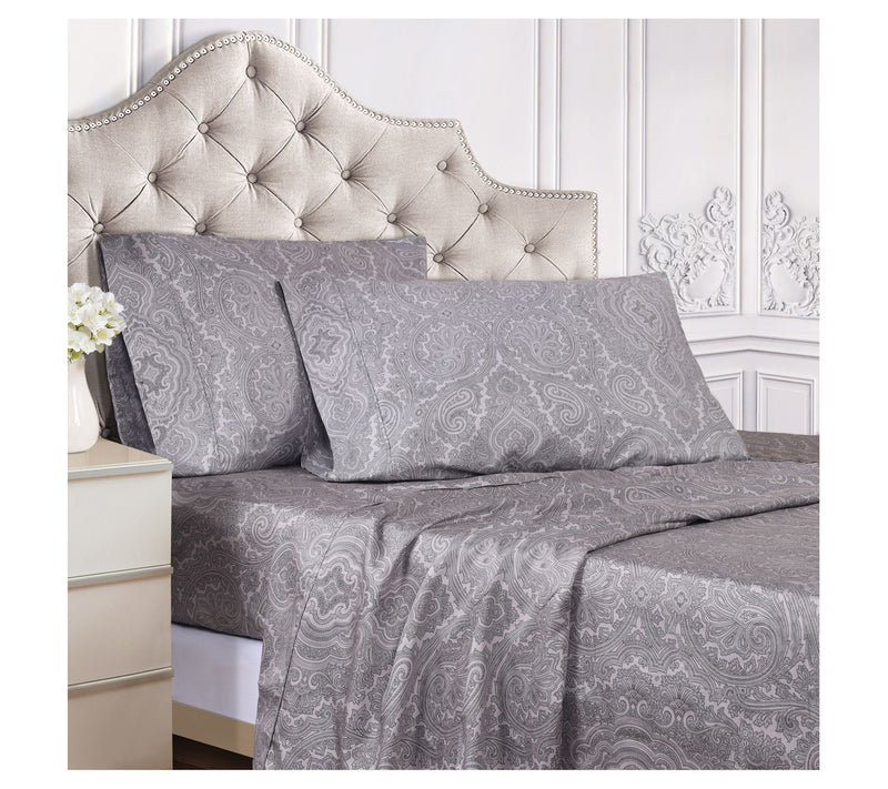 Superior Paisley Cotton and Polyester Blend Shet Set, Twin XL — Main view