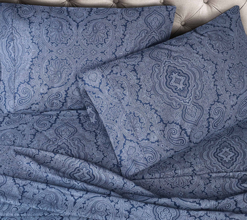Superior Paisley Cotton and Polyester Blend Shet Set, Twin XL — View 26